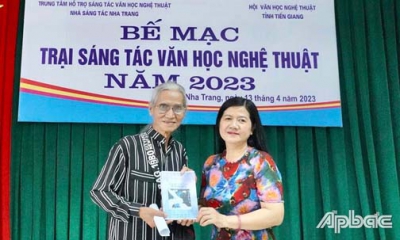 Bế mạc Trại sáng tác Văn học nghệ thuật Tiền Giang 2023 tại Nha Trang