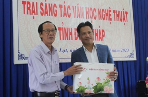 Bế mạc Trại sáng tác văn học nghệ thuật Đồng Tháp 2023 tại Đà Lạt