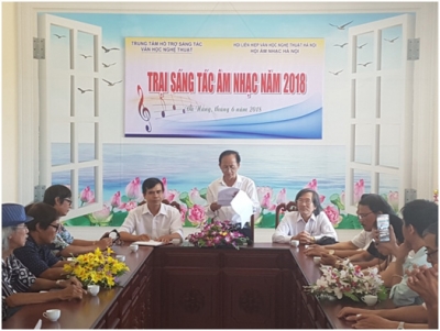 Bế mạc Trại sáng tác âm nhạc Hà Nội 2018 tại Nhà sáng tác Đà Nẵng
