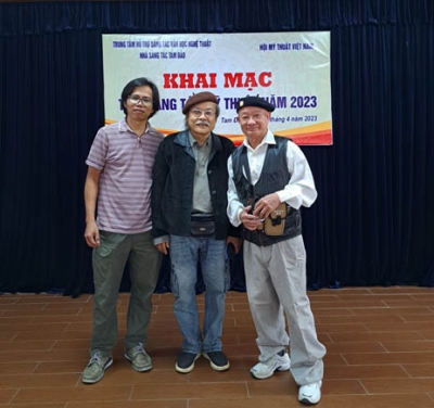 Trại sáng tác Mỹ thuật Việt Nam 2023 tại Tam Đảo- Trại sáng tác mang âm hưởng của giao lưu quốc tế, tô thắm tình hữu nghị Việt Lào