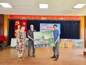 Bế mạc Trại sáng tác Mỹ thuật Việt Nam khu vực phía Bắc &quot;50 năm ngày đất nước thống nhất&quot;