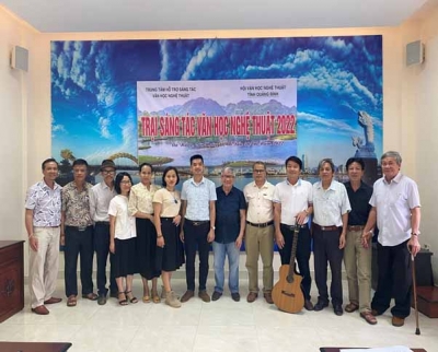 Bế mạc Trại sáng tác văn học nghệ thuật Quảng Bình 2022 tại Đà Nẵng