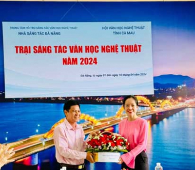 Bế mạc Trại sáng tác văn học nghệ thuật Cà Mau 2024 tại Đà Nẵng