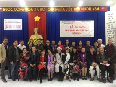 Bế mạc Trại sáng tác văn học 2020 tại Đà Lạt của Hội Nhà văn Việt Nam