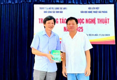 Khai mạc Trại sáng tác Hải Phòng 2025 tại Tam Đảo