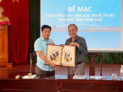 Bế mạc Trại sáng tác văn học nghệ thuật tỉnh Bắc Ninh năm 2022 tại Cần Thơ