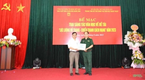 Bế mạc trại sáng tác văn học về đề tài “Lực lượng vũ trang-Chiến tranh cách mạng” năm 2023