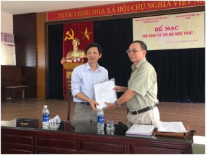 Bế mạc Trại sáng tác văn học nghệ thuật Hà Tĩnh 2019 tại Nhà sáng tác Tam Đảo