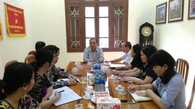 Thứ trưởng Lê Khánh Hải thăm và làm việc với Trung tâm Hỗ trợ sáng tác văn học nghệ thuật