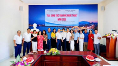 Kết thúc Trại sáng tác Lai Châu 2025 tại Đà Nẵng