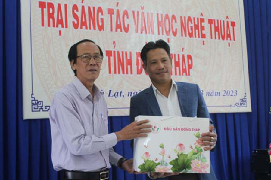 Bế mạc Trại sáng tác văn học nghệ thuật Đồng Tháp 2023 tại Đà Lạt