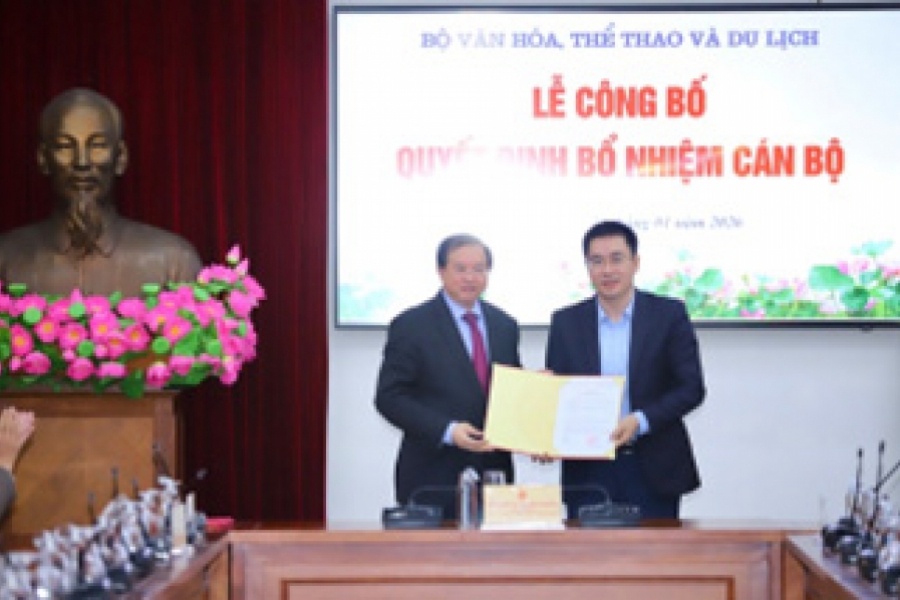 Bộ Văn hoá, Thể thao và Du lịch công bố các quyết định bổ nhiệm cán bộ