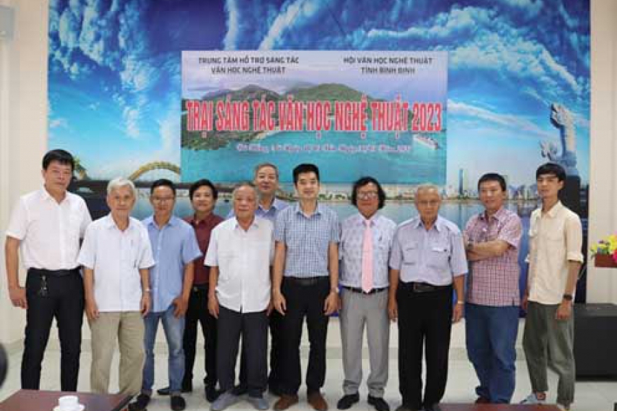 Khai mạc Trại sáng tác văn học nghệ thuật Bình Định 2023 tại Đà Nẵng