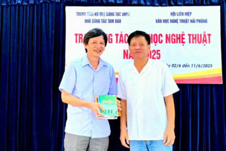 Khai mạc Trại sáng tác Hải Phòng 2025 tại Tam Đảo